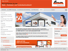 Tablet Screenshot of gima-direkt.de